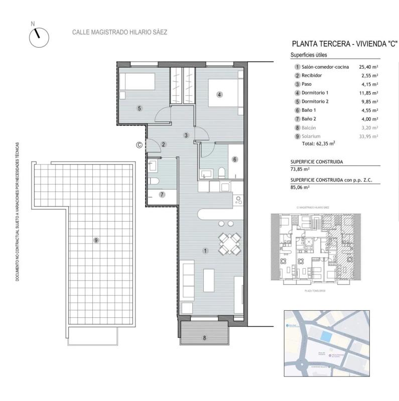 apartment te koop in Mazarrón | 2 slaapkamers H460030