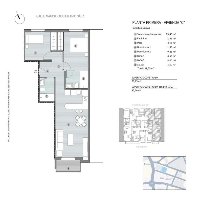 apartment te koop in Mazarrón | 2 slaapkamers H460030