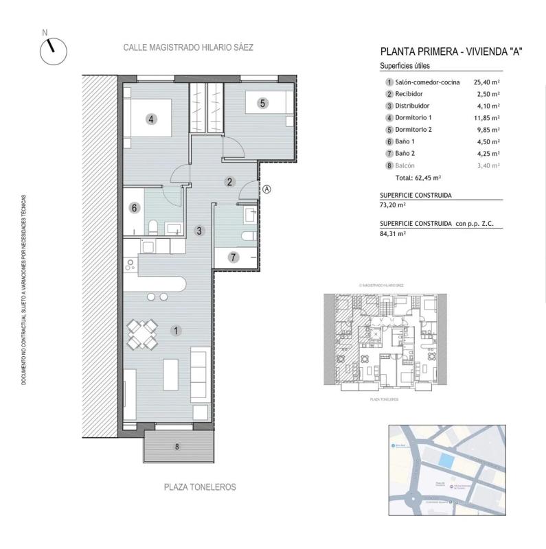 apartment te koop in Mazarrón | 2 slaapkamers H460030