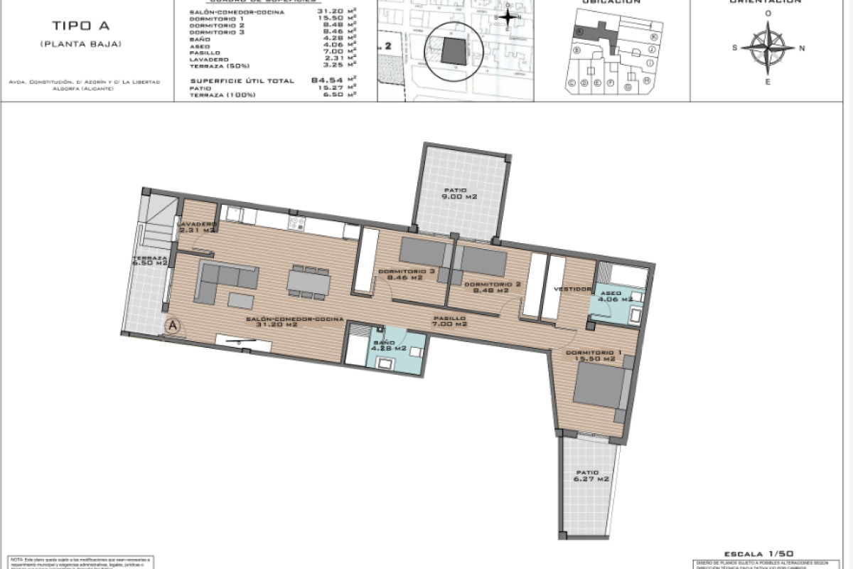apartment te koop in Algorfa | 2 slaapkamers H66864