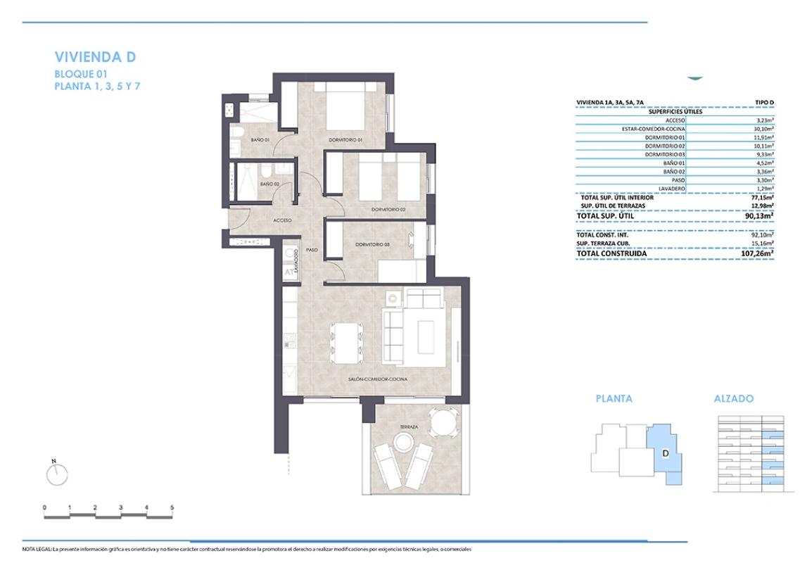 apartment te koop in Calpe | 3 slaapkamers H455626