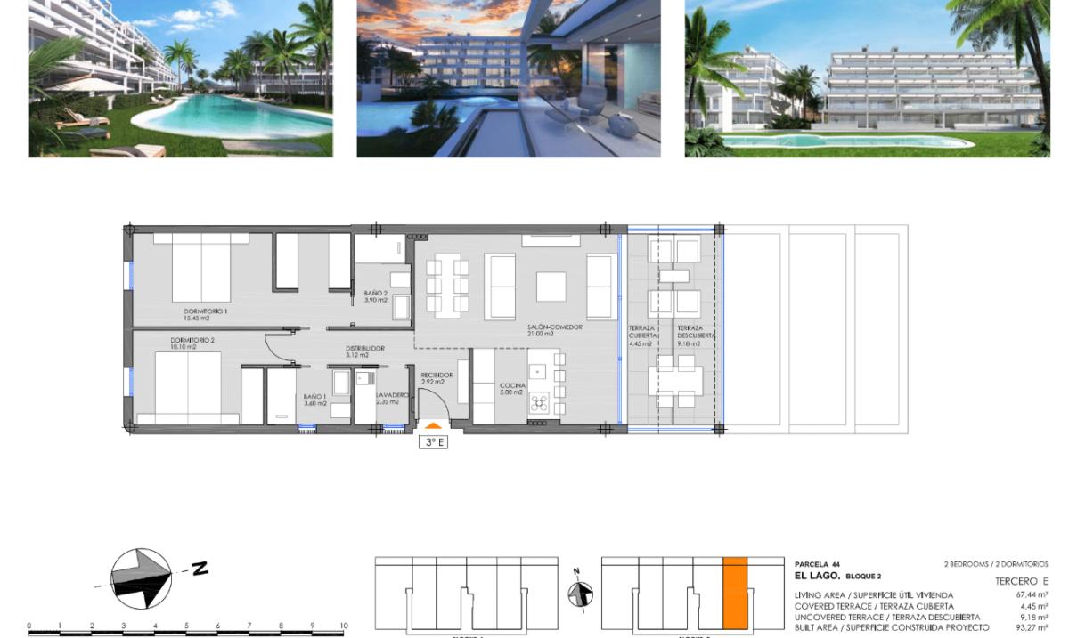 apartment te koop in Cartagena | 2 slaapkamers H402910