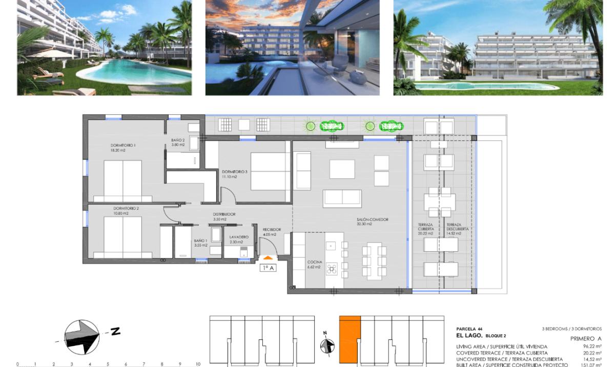 apartment te koop in Cartagena | 2 slaapkamers H402910