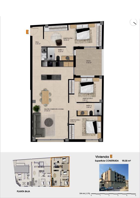 apartment te koop in Catral | 3 slaapkamers H467797