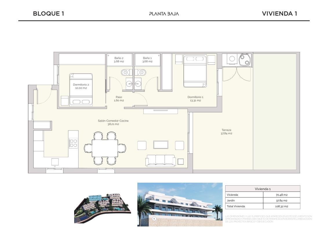 apartment te koop in Finestrat | 2 slaapkamers H397554