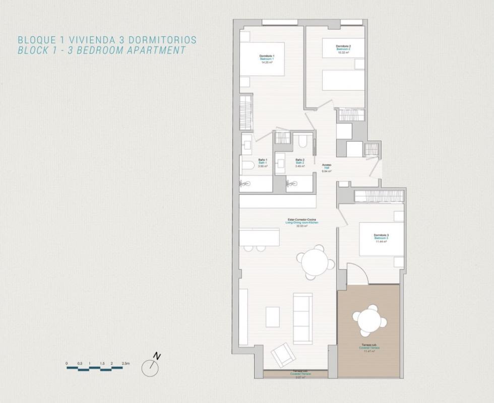 apartment te koop in La Villajoyosa / Vila Joiosa | 1 slaapkamers H83577