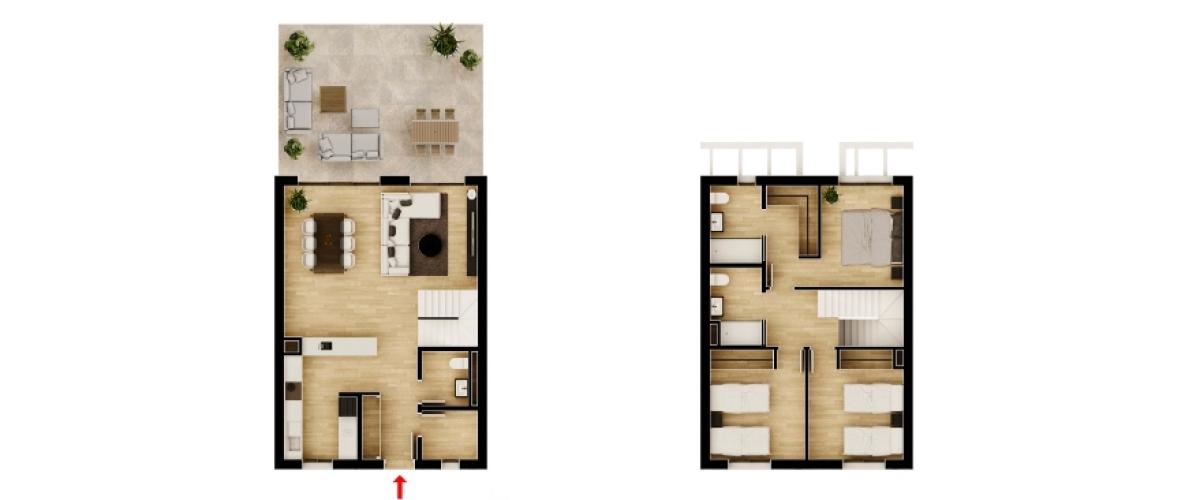 apartment te koop in Monforte del Cid | 2 slaapkamers H451963