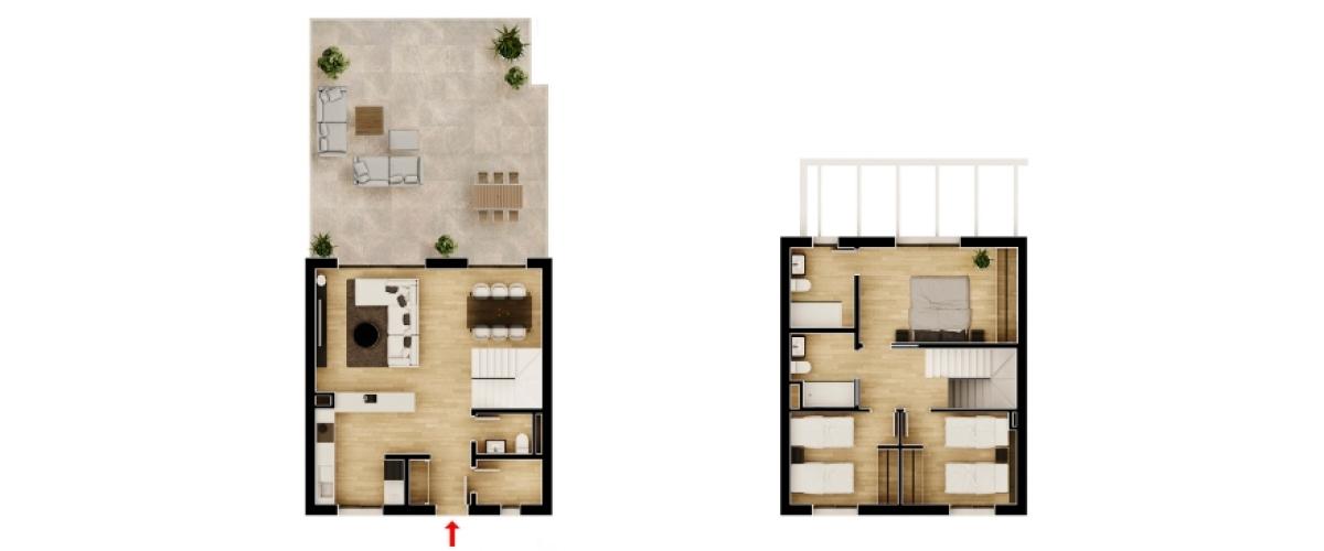apartment te koop in Monforte del Cid | 2 slaapkamers H451963