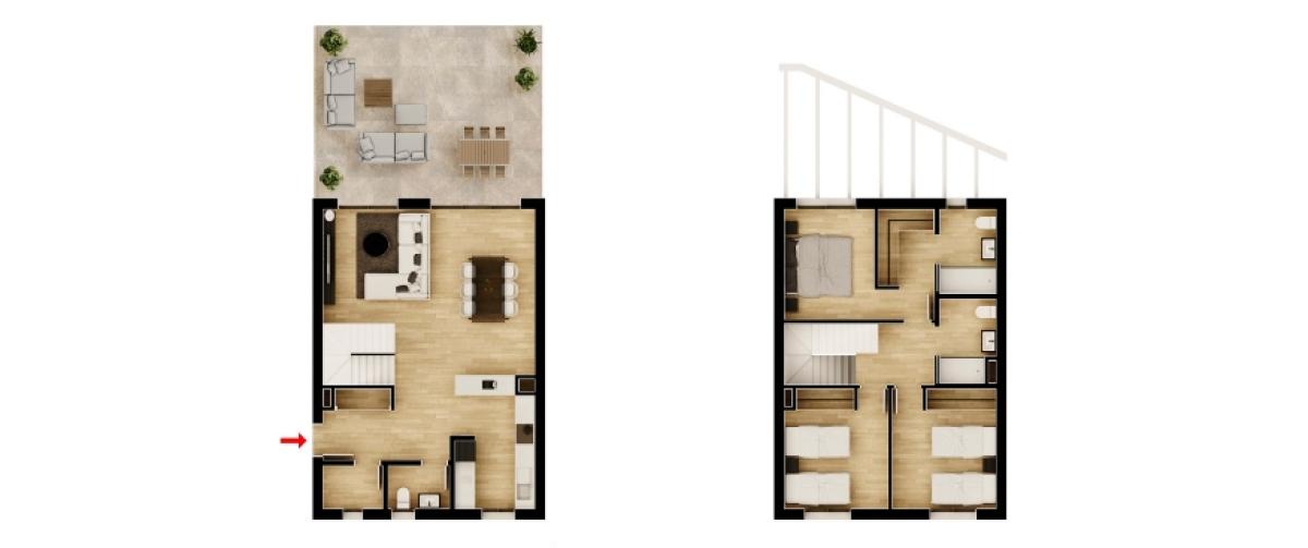 apartment te koop in Monforte del Cid | 2 slaapkamers H451963
