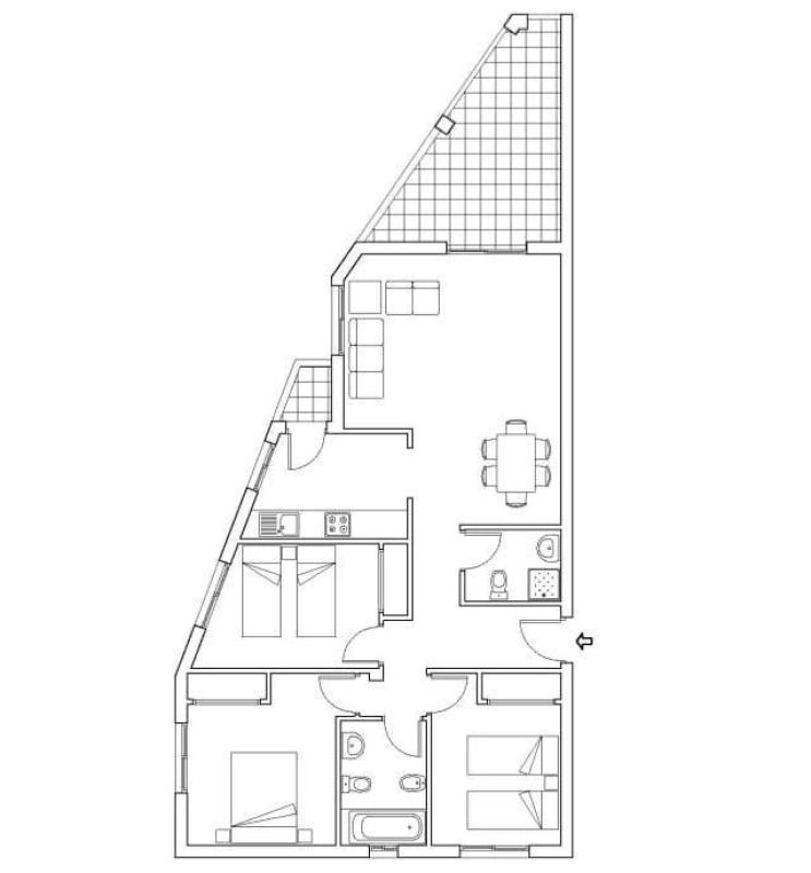 apartment te koop in Orihuela | 3 slaapkamers H635684