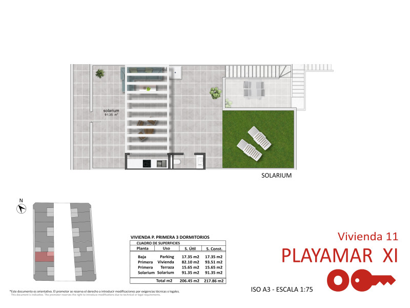 apartment te koop in Pilar de la Horadada | 3 slaapkamers H67173