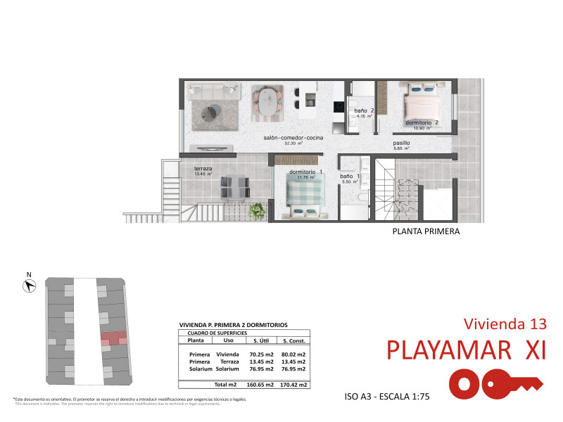 apartment te koop in Pilar de la Horadada | 3 slaapkamers H67173