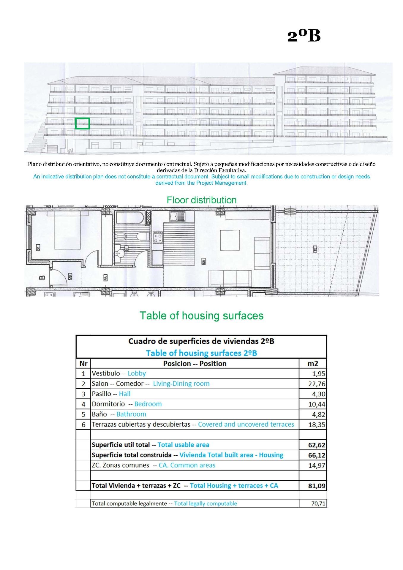 apartment te koop in Relleu | 1 slaapkamers H1421