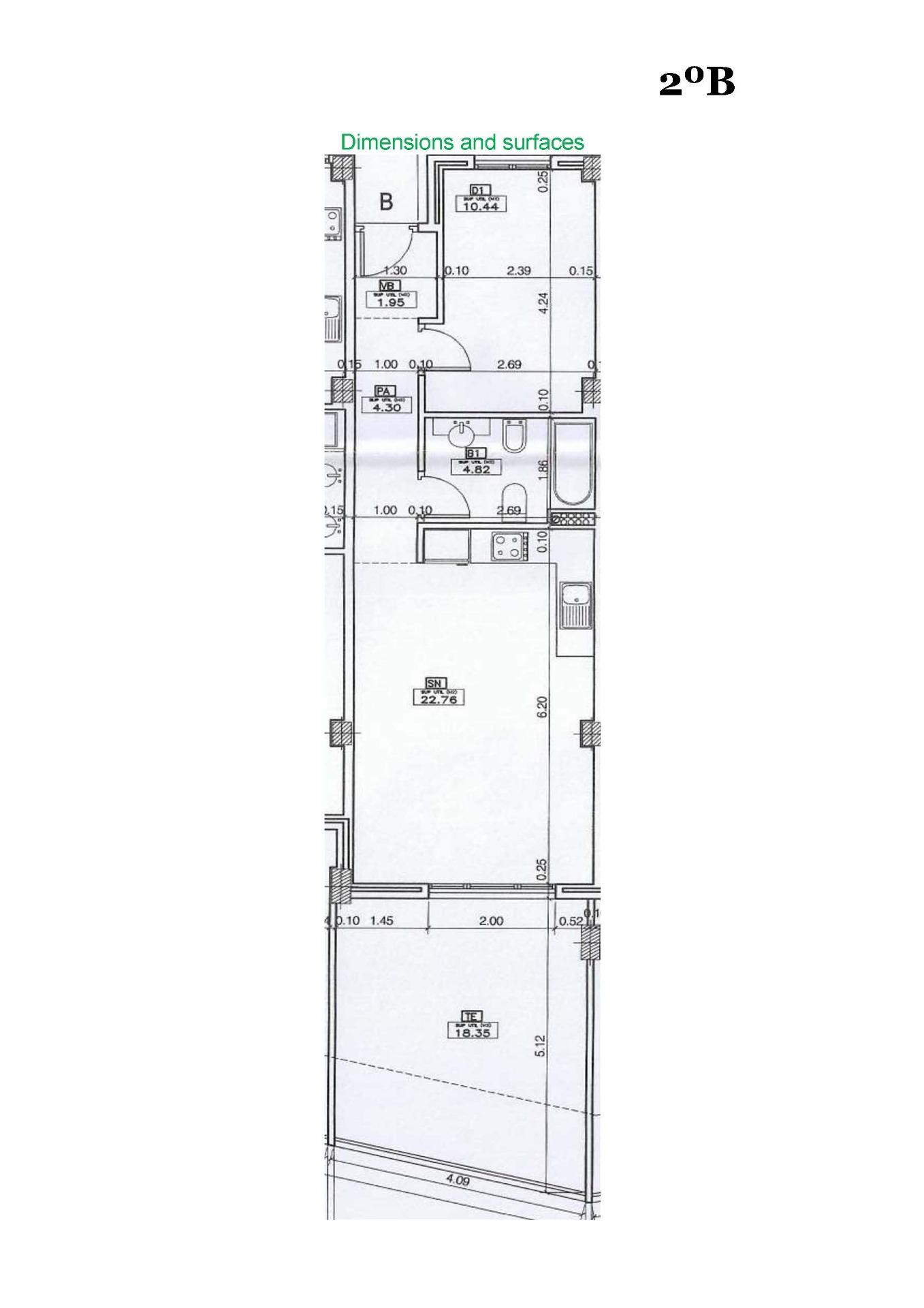 apartment te koop in Relleu | 1 slaapkamers H1421