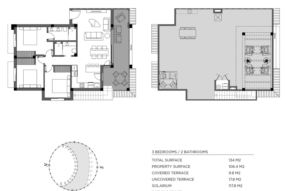 apartment te koop in Rojales | 3 slaapkamers H513405