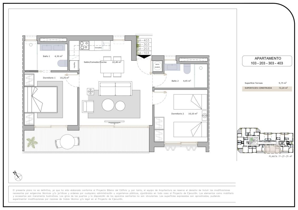 apartment te koop in San Pedro del Pinatar | 1 slaapkamers H479080