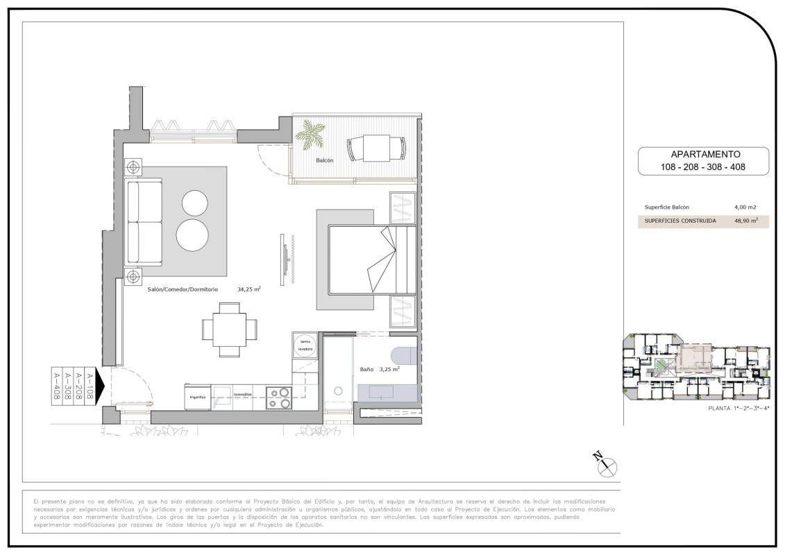 apartment te koop in San Pedro del Pinatar | 1 slaapkamers H479080