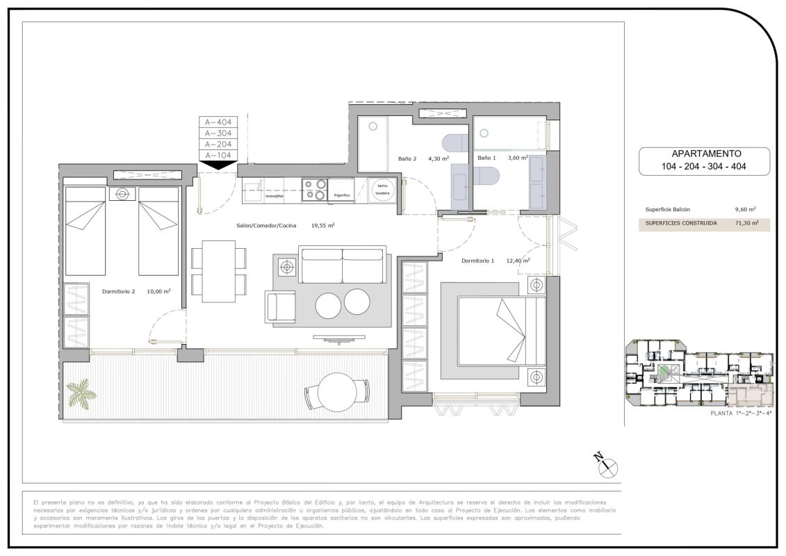 apartment te koop in San Pedro del Pinatar | 1 slaapkamers H479096