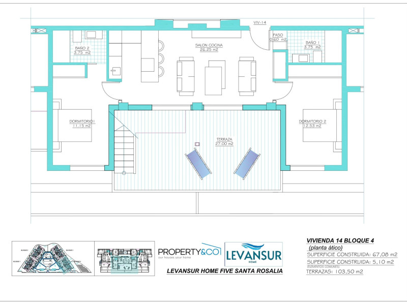 apartment te koop in Torre-Pacheco | 2 slaapkamers H25769