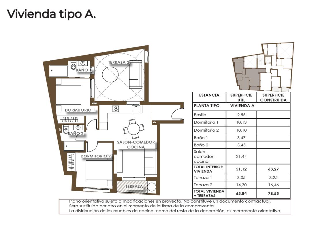 apartment te koop in Torrevieja | 1 slaapkamers H419748