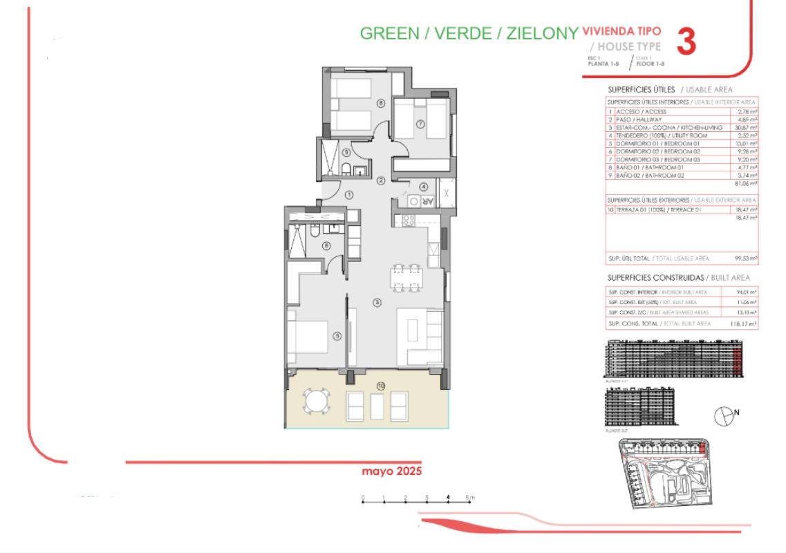 apartment te koop in Torrevieja | 3 slaapkamers H467716