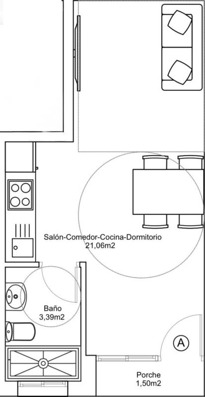 apartment te koop in Torrevieja | 1 slaapkamers H472428