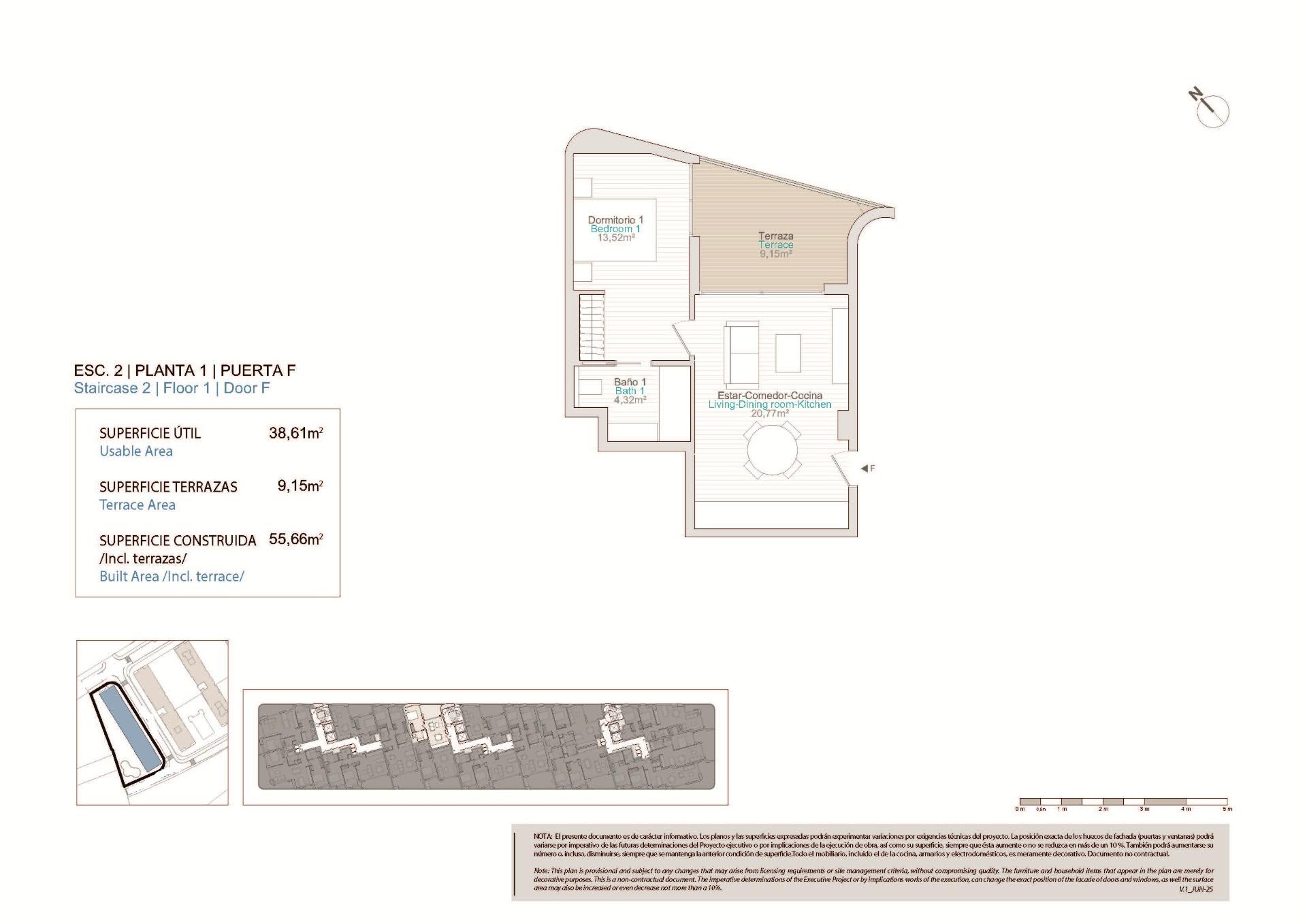 apartment te koop in Villajoyosa | 1 slaapkamers H1161