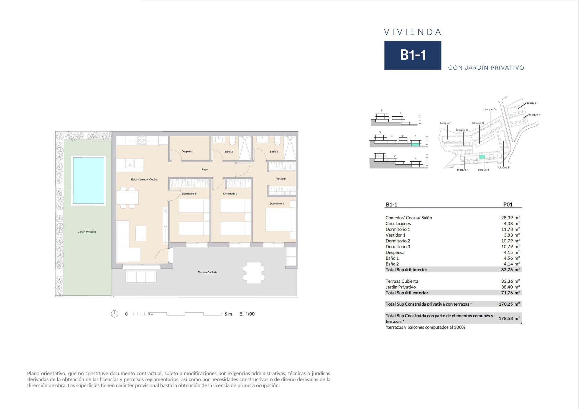Appartement te koop in Alfas del Pi | 3 slaapkamers H9901