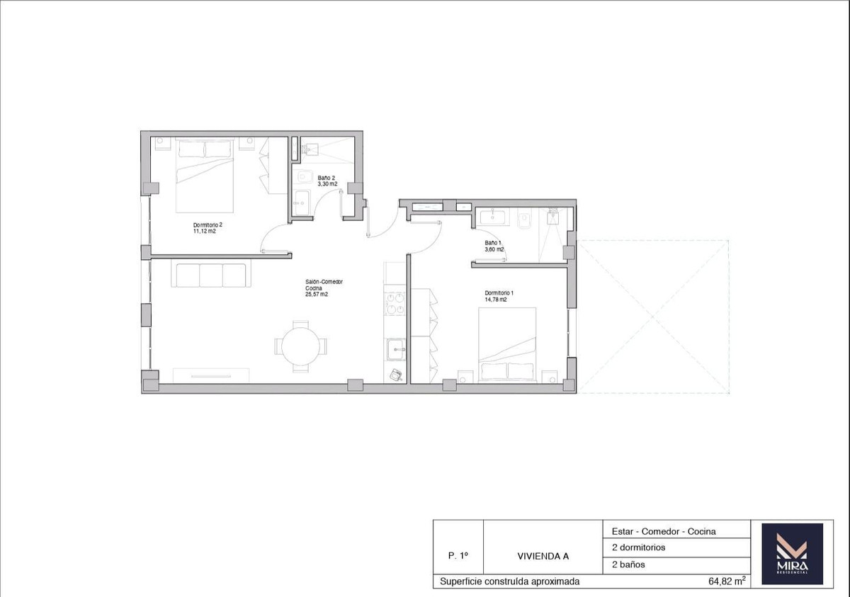 Appartement te koop in Alicante | 2 slaapkamers H5361541