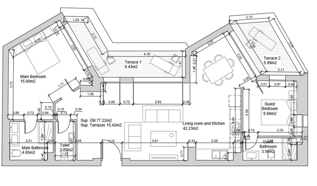 Tussenverdieping Appartement in Atalaya-26