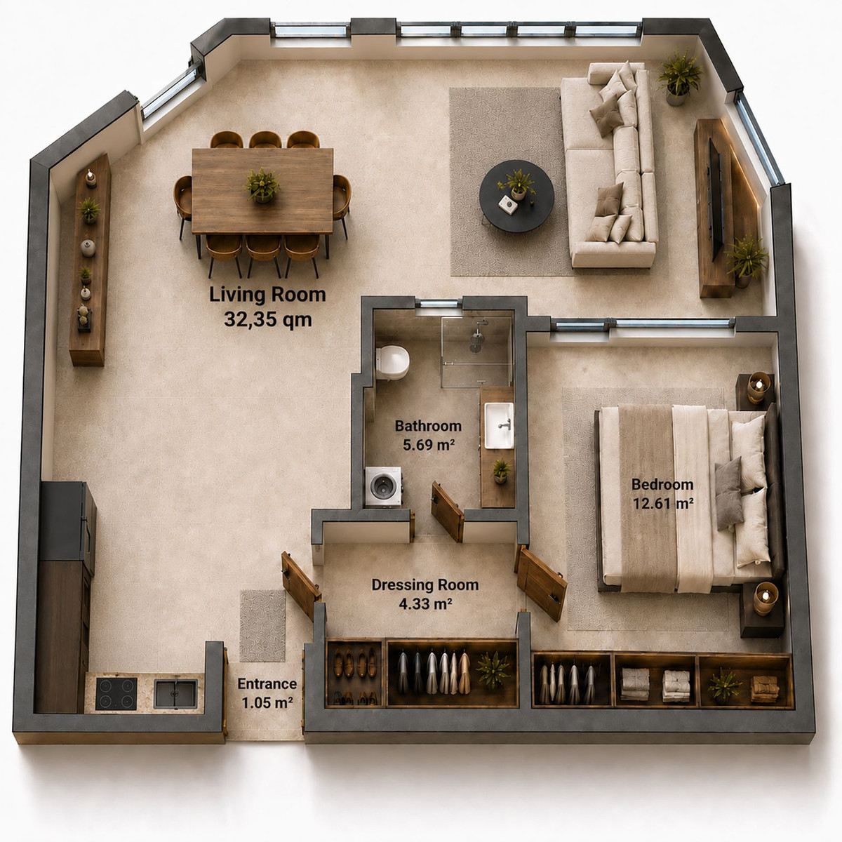 Appartement te koop in Atalaya | 1 slaapkamers H5437372