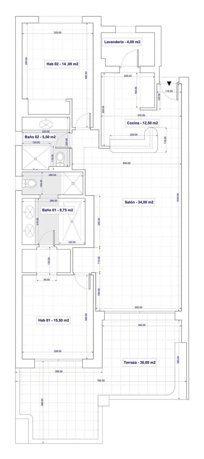 Appartement te koop in Bel Air | 2 slaapkamers H5017597