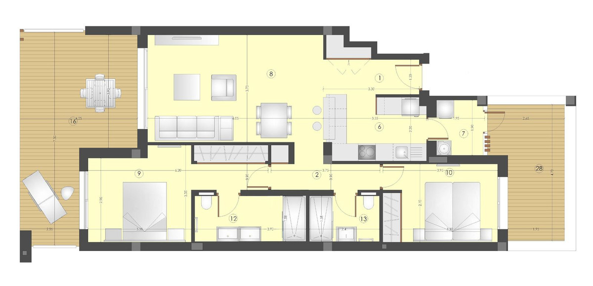 Appartement te koop in Bel Air | 2 slaapkamers H5238640