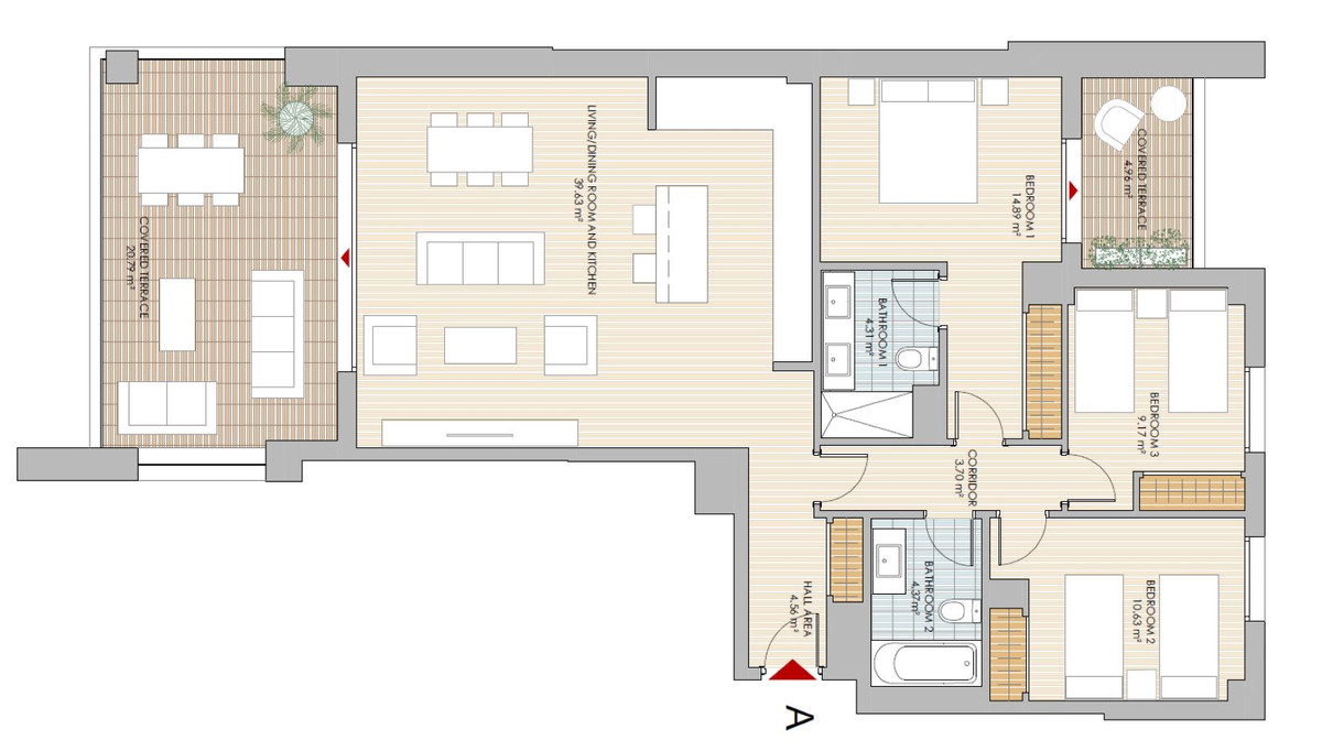 Appartement te koop in Benalmadena | 3 slaapkamers H5382028