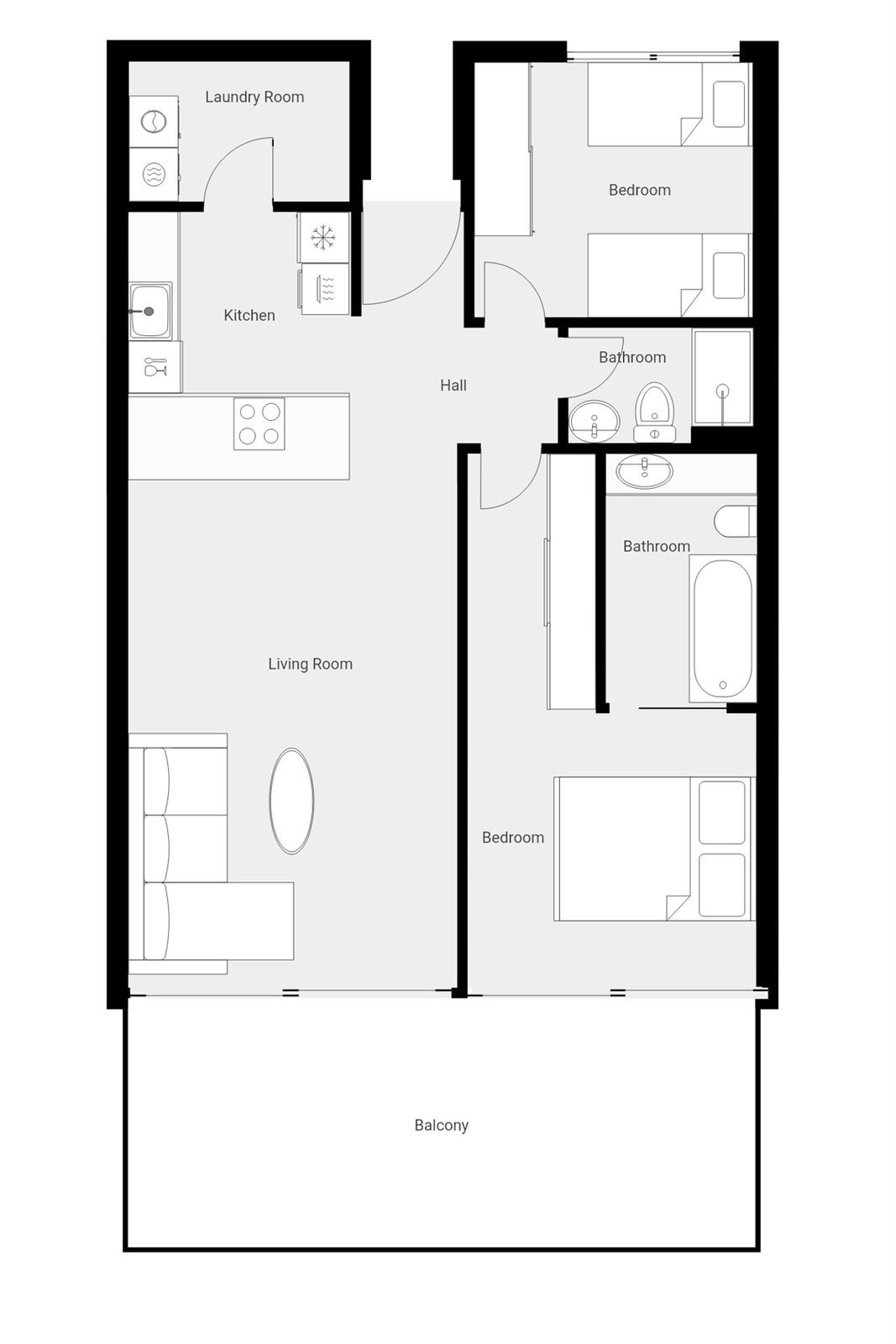 Penthouse te koop in Higueron | 2 slaapkamers H5015260
