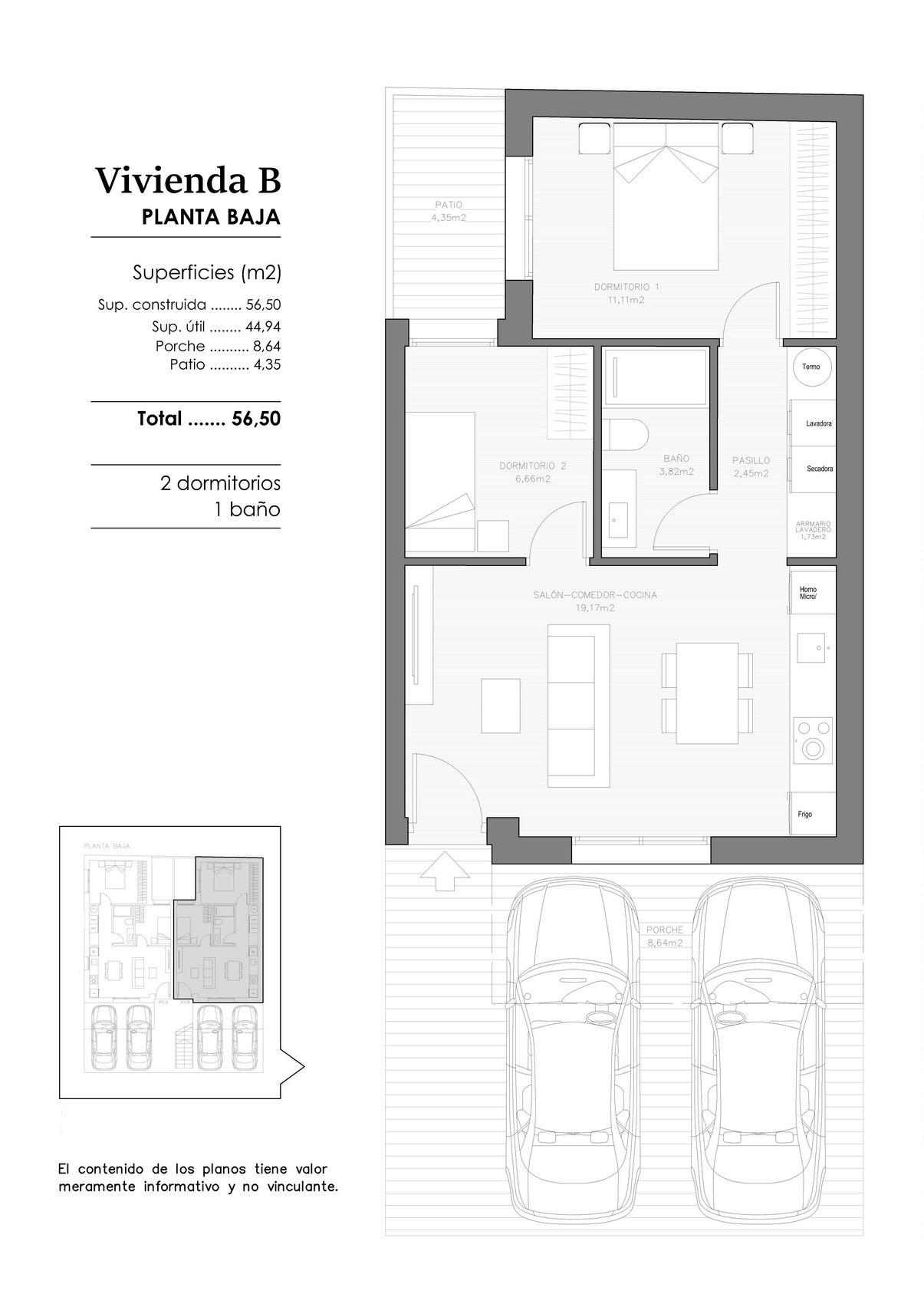 Appartement te koop in Benejúzar | 2 slaapkamers H9567