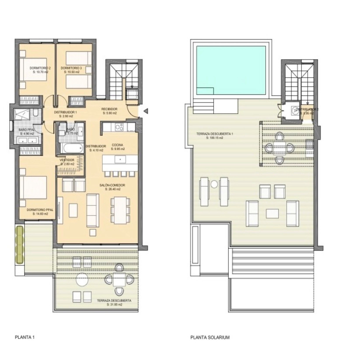 Penthouse te koop in Cabopino | 3 slaapkamers H5287744