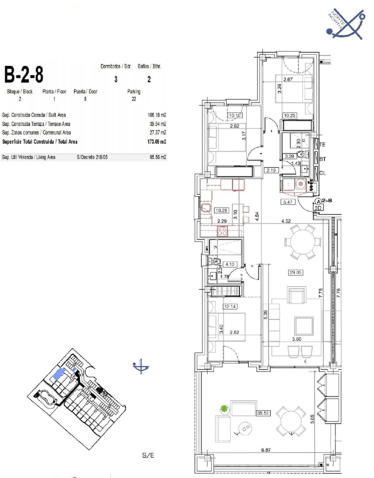 Appartement te koop in Casares Playa | 3 slaapkamers H5348011