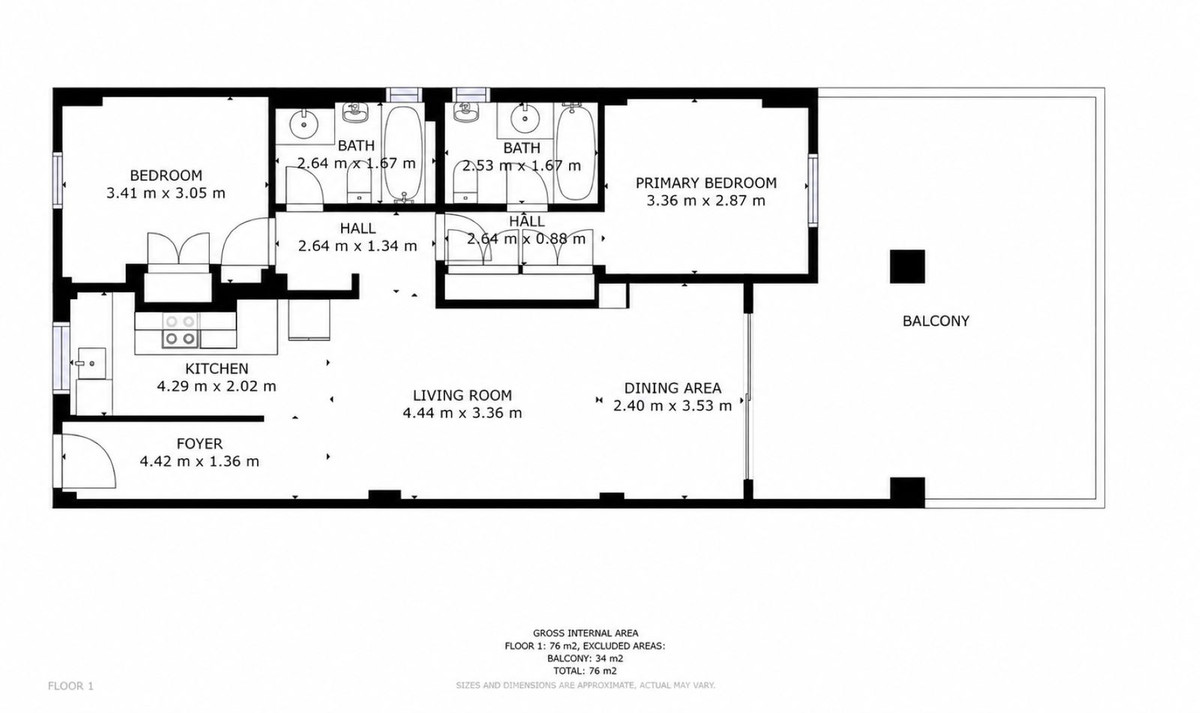 Appartement te koop in Casares Playa | 2 slaapkamers H5390548