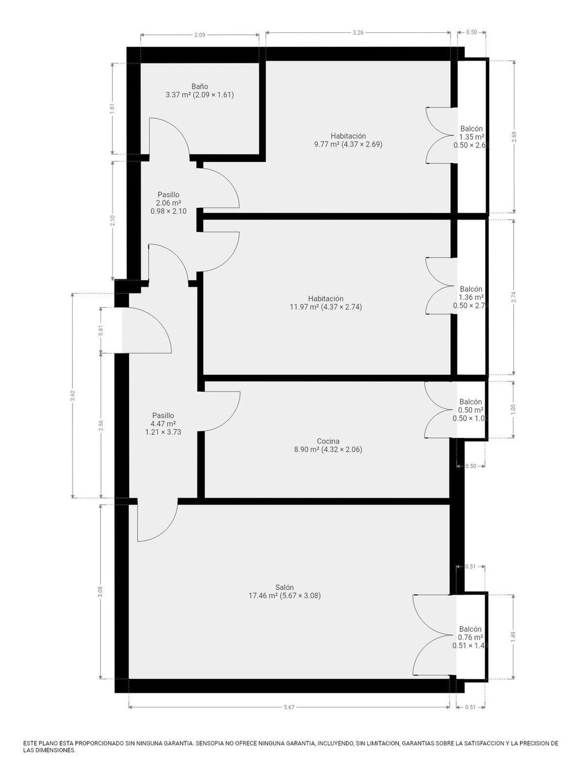 Appartement te koop in Centro Histórico | 2 slaapkamers H4660150