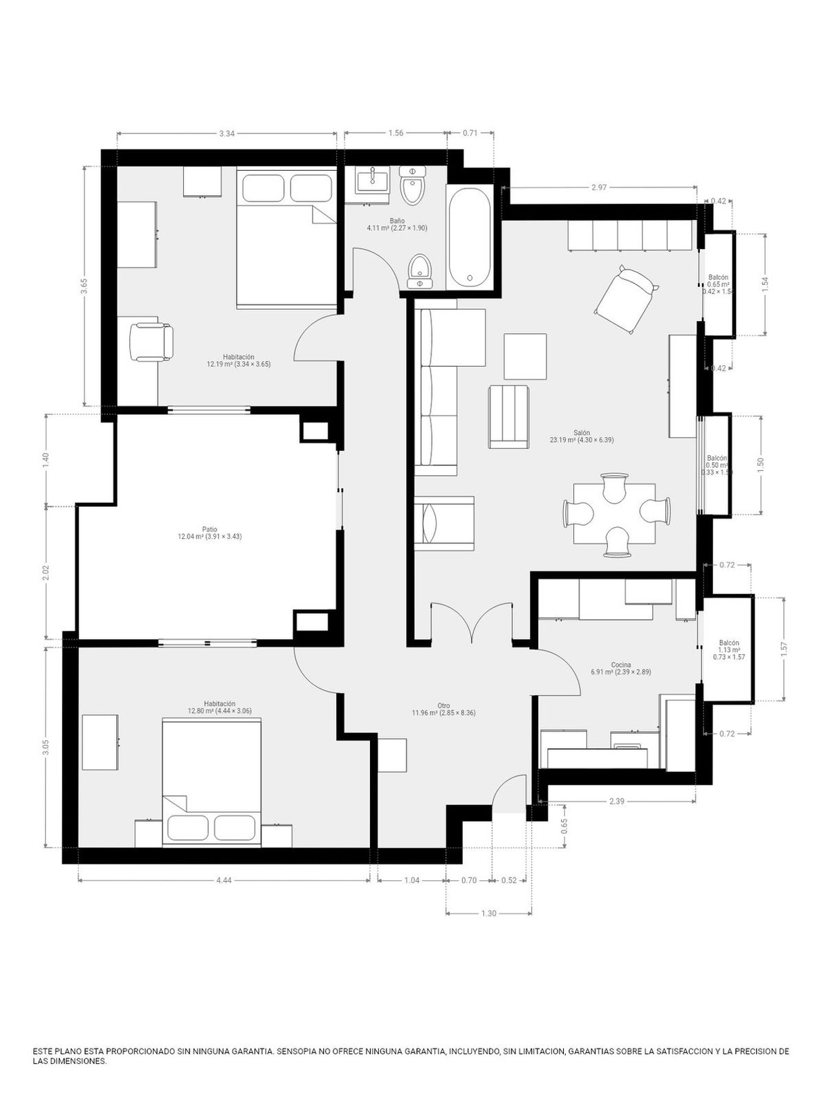 Appartement te koop in Centro Histórico | 2 slaapkamers H5171554