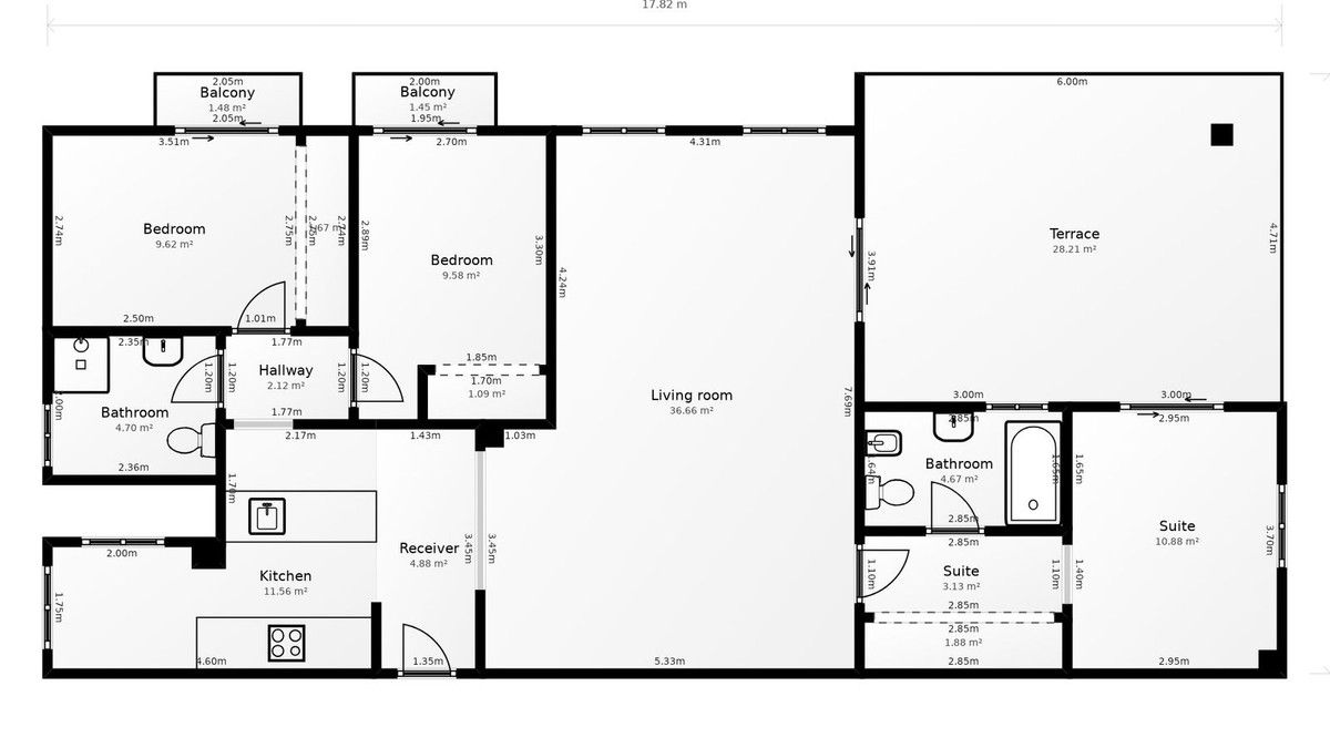 Appartement te koop in El Chaparral | 3 slaapkamers H5025898