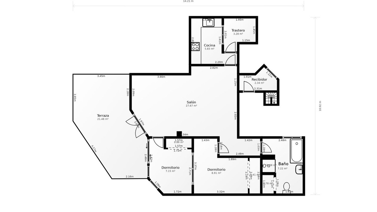 Penthouse te koop in Elviria | 2 slaapkamers H5342119