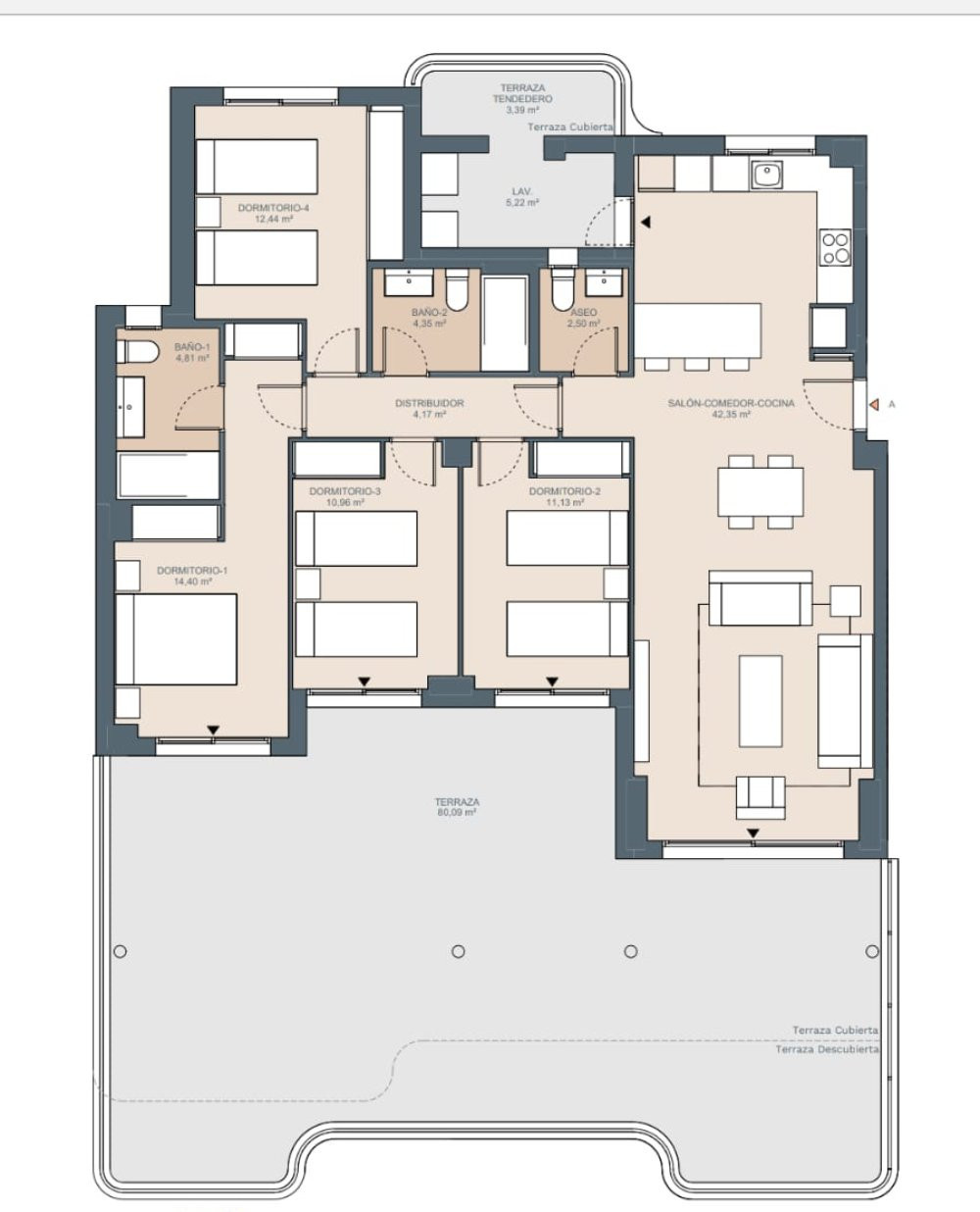 Appartement te koop in Estepona | 4 slaapkamers H5084467