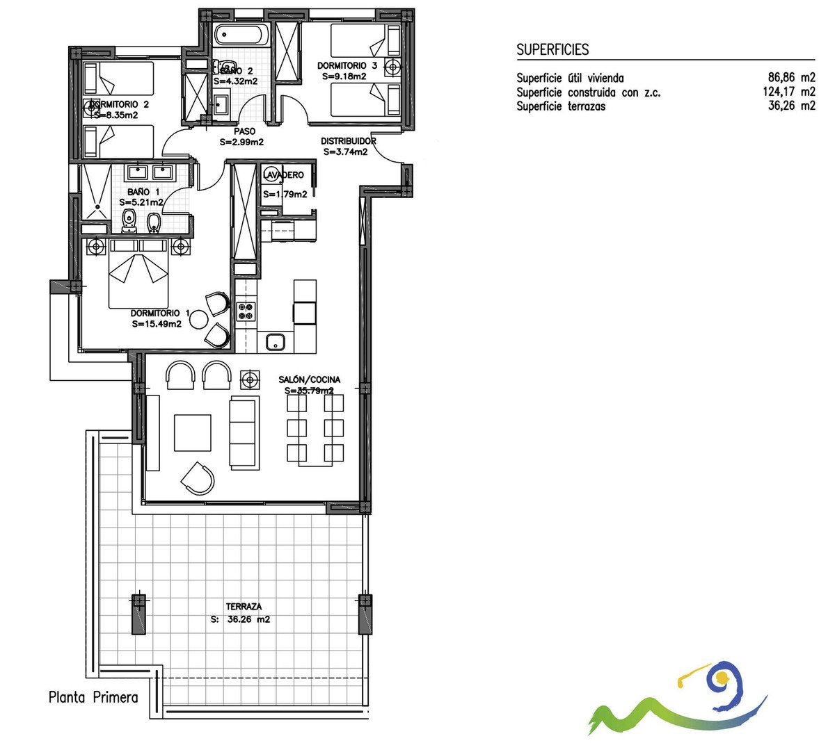 Appartement te koop in Estepona | 3 slaapkamers H5109865