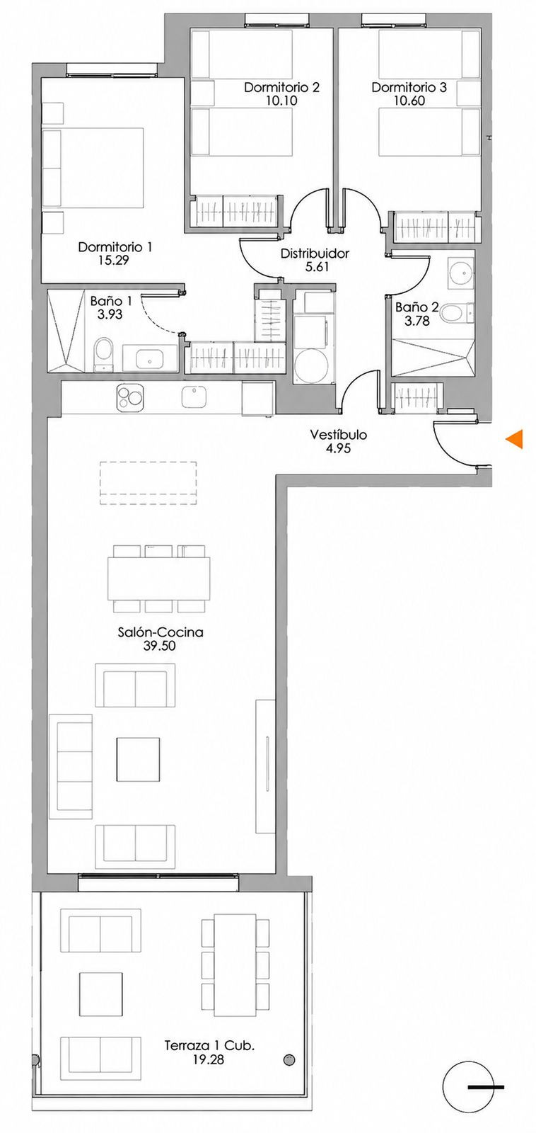Appartement te koop in Estepona | 3 slaapkamers H5516065