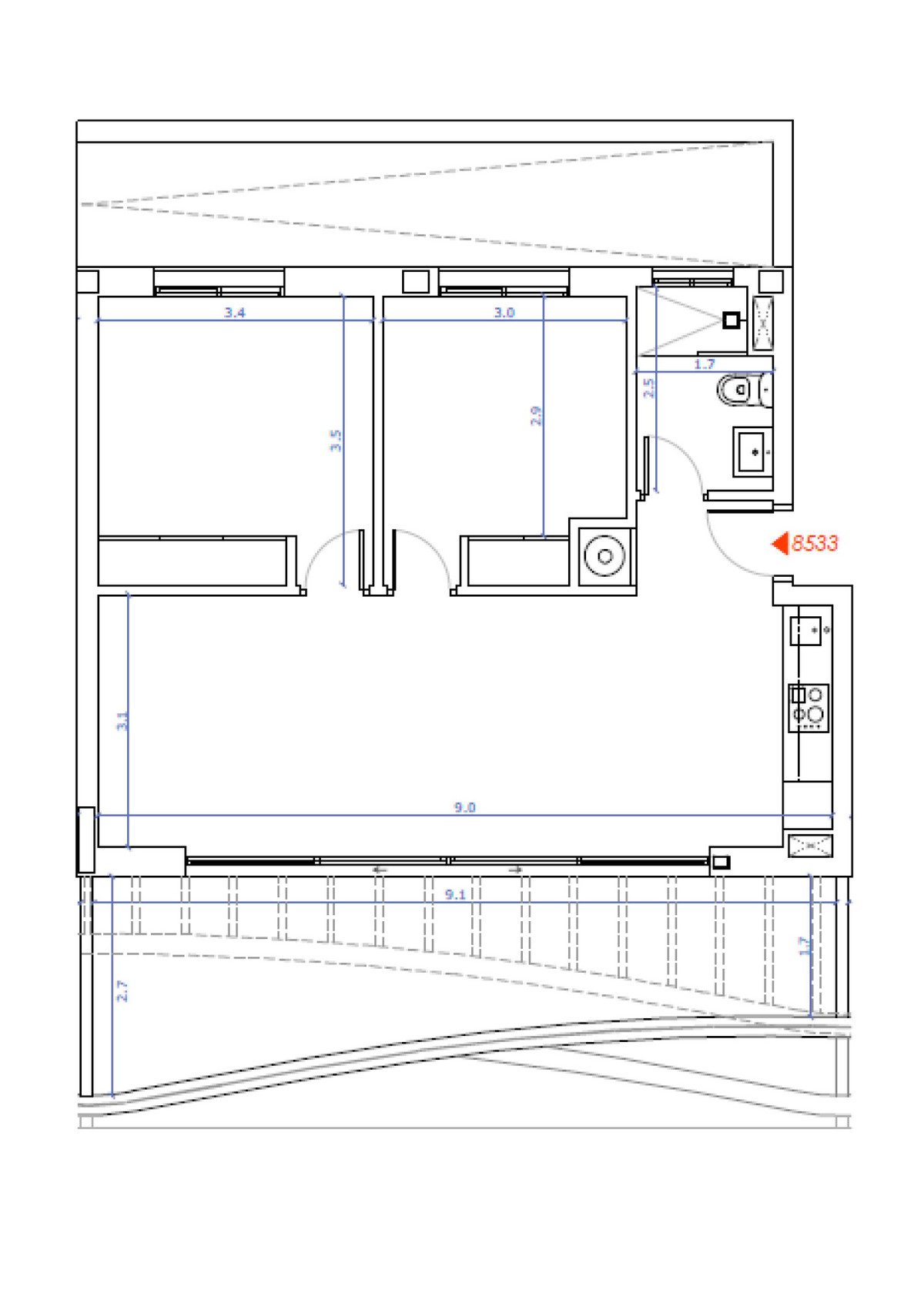 Penthouse te koop in Fuengirola | 2 slaapkamers H5346097