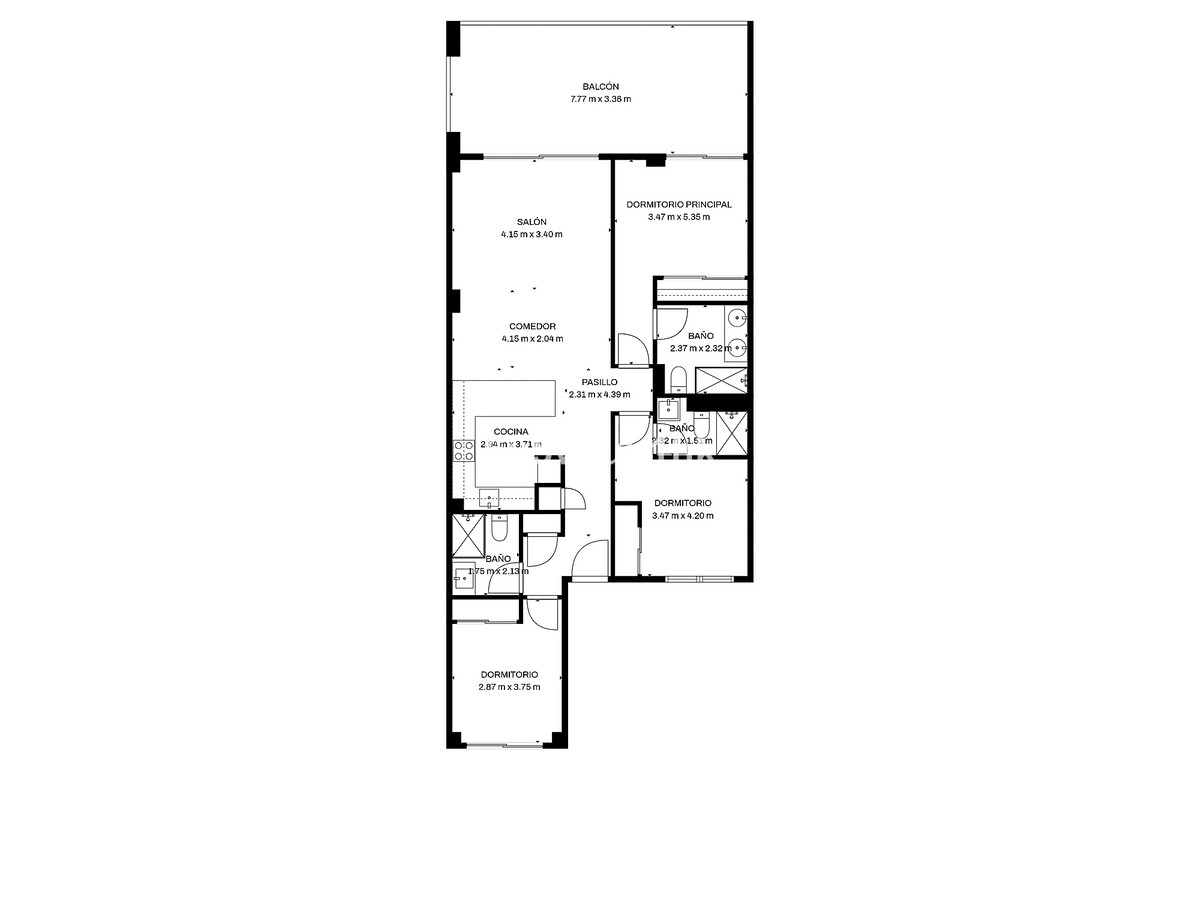 Appartement te koop in Fuengirola | 3 slaapkamers H5363656