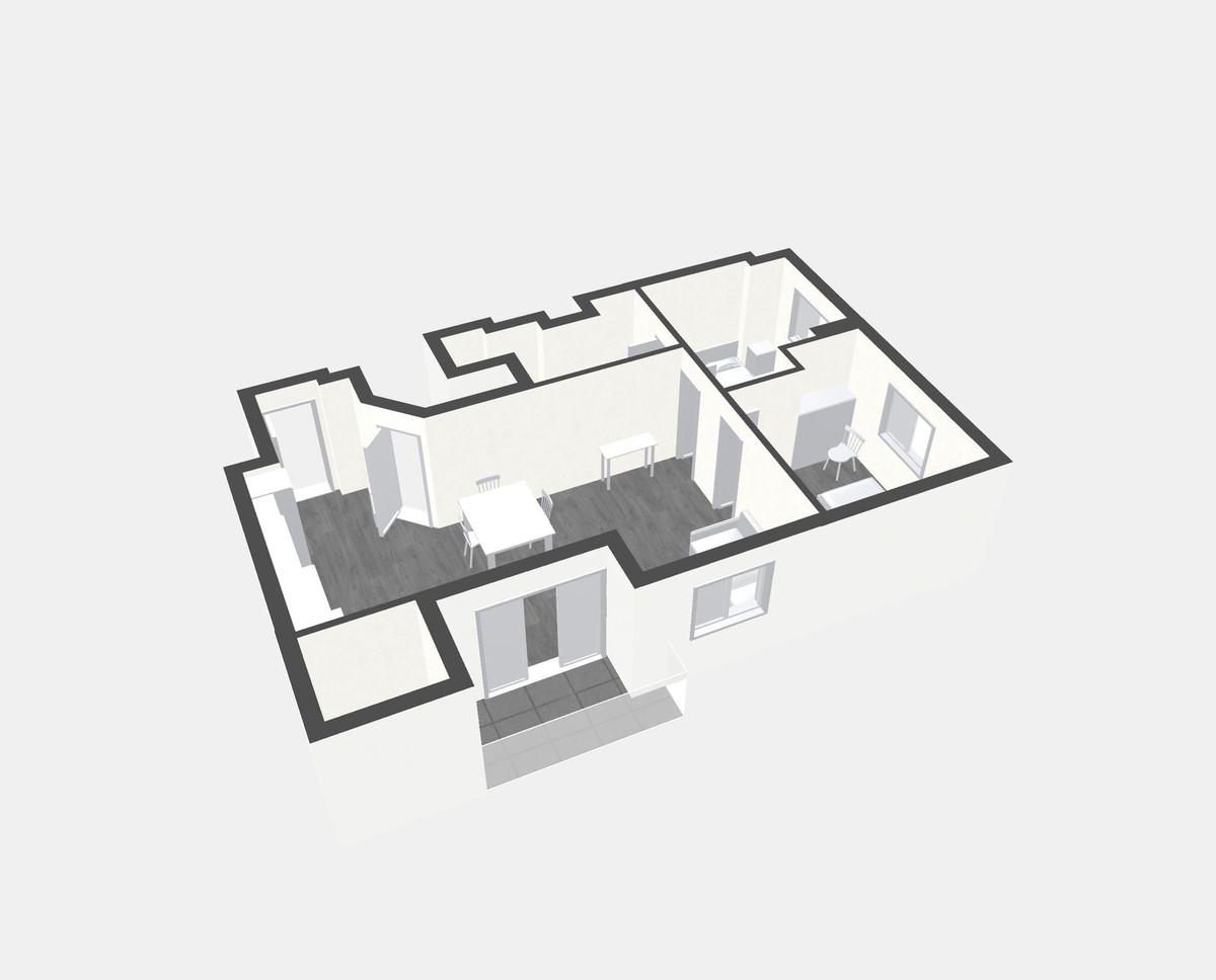 Tussenverdieping Appartement in Huelin-46