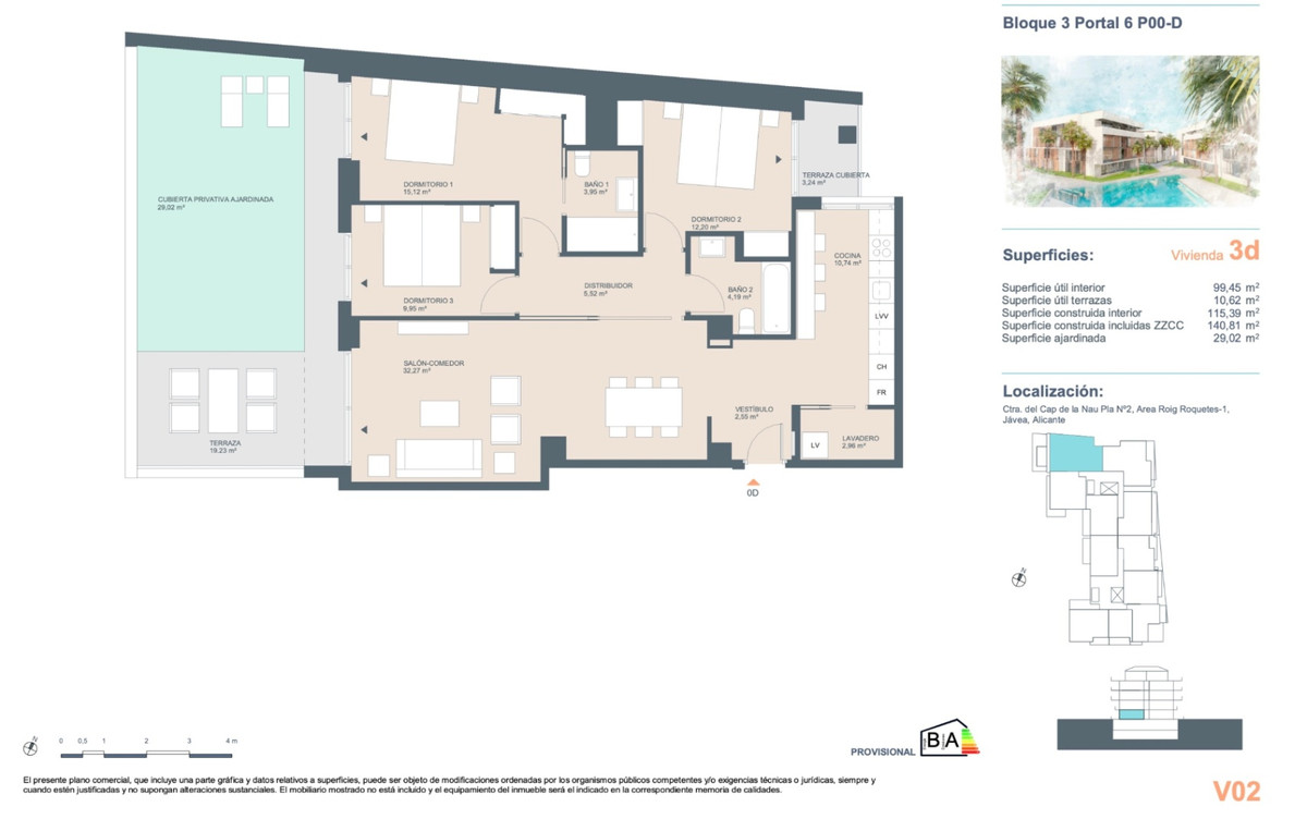 Appartement te koop in Javea | 3 slaapkamers H5468755